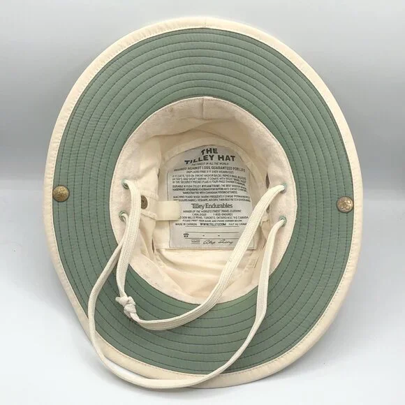 Tilley LT3 Wide Brim Lightweight Hat Sun Outdoor Safari Hiking Size 7 1/8 - Picture 7 of 12